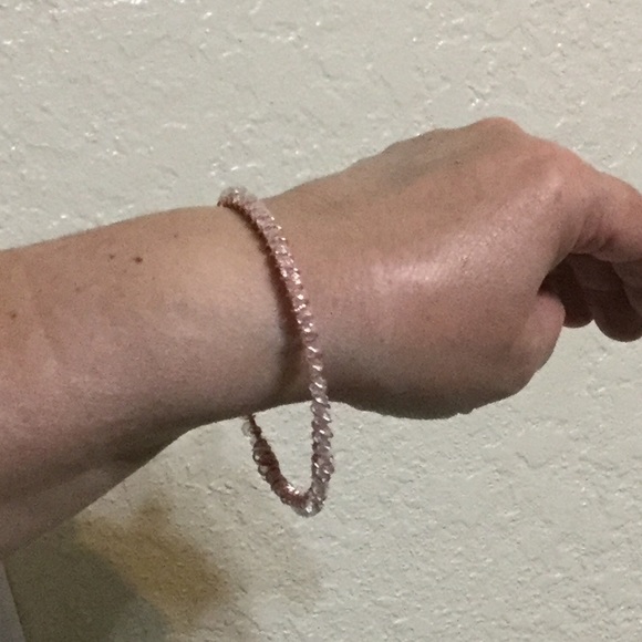 Wire wrapped crystal bracelet - Picture 4 of 4